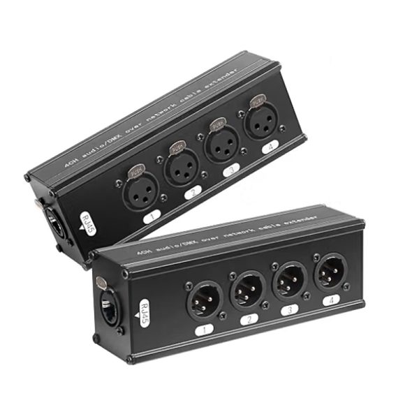 4-Channel XLR Snake over Ethernet